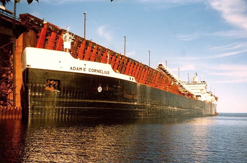 Photo of Freighter at the LS&I Ore dock