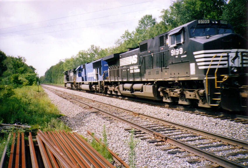 Photo of Norfolk Southern Heading West Out of Schenectady