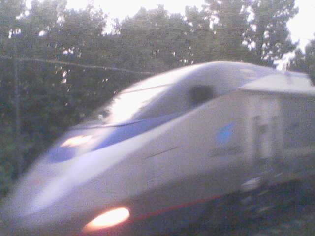 Photo of Acela Whizzing By