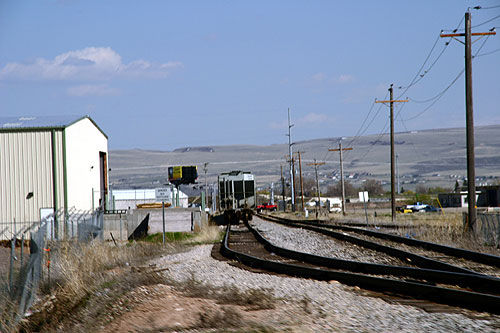 Photo of Grain cars near the brewery