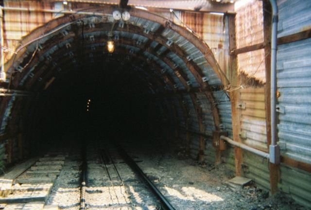 Photo of Lackawana Coal Mine tunnel entrance