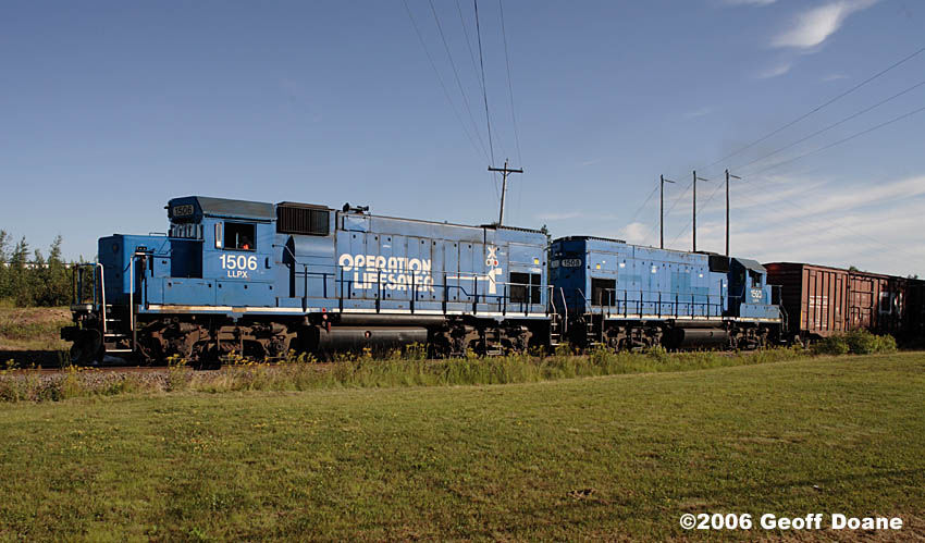 Photo of CBNS Train 523 on the Oxford Spur