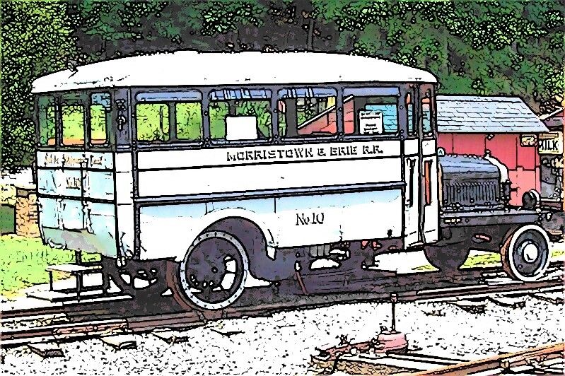 Photo of M&E Railbus