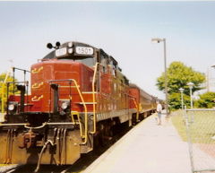 Photo of Cape Cod Central Railroad GP7 #1501 in Hyannis MA
