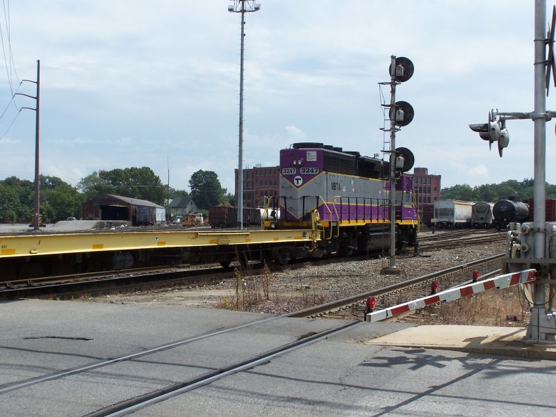 Photo of MBTA Work Train 3247.