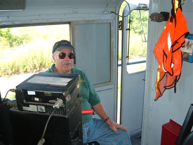 Photo of Engineer On Adirondack Railroad