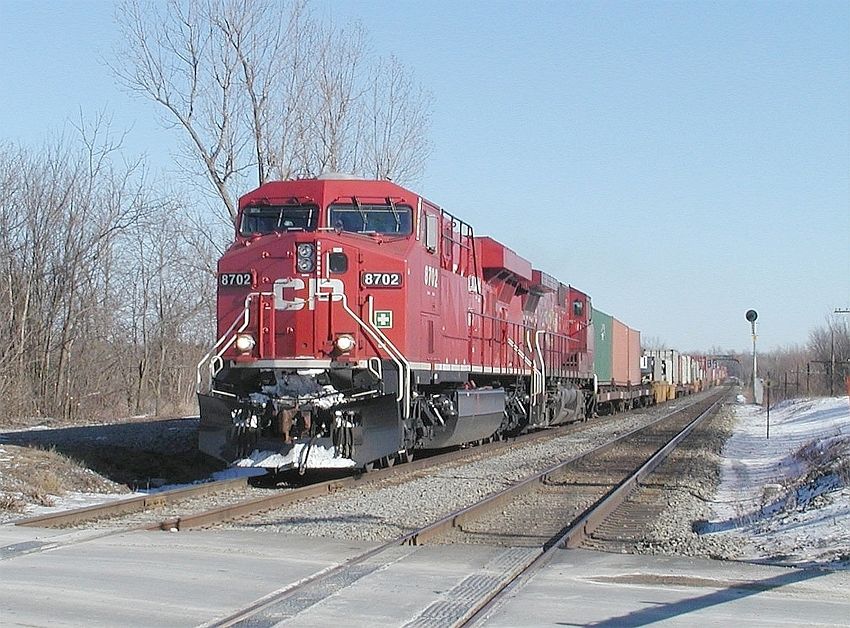 Photo of New CP ES44AC at Merrickville Ontario
