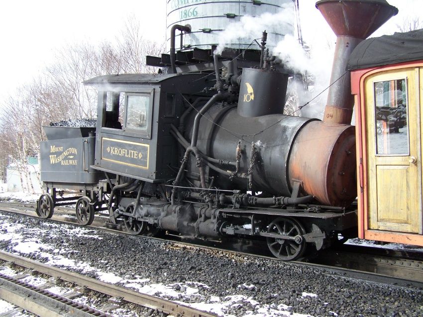 Photo of KROFLITE engine #10 waits for her next trip up the mountain