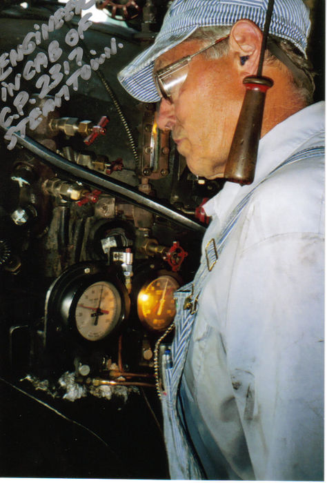 Photo of Steamtown Engineer.