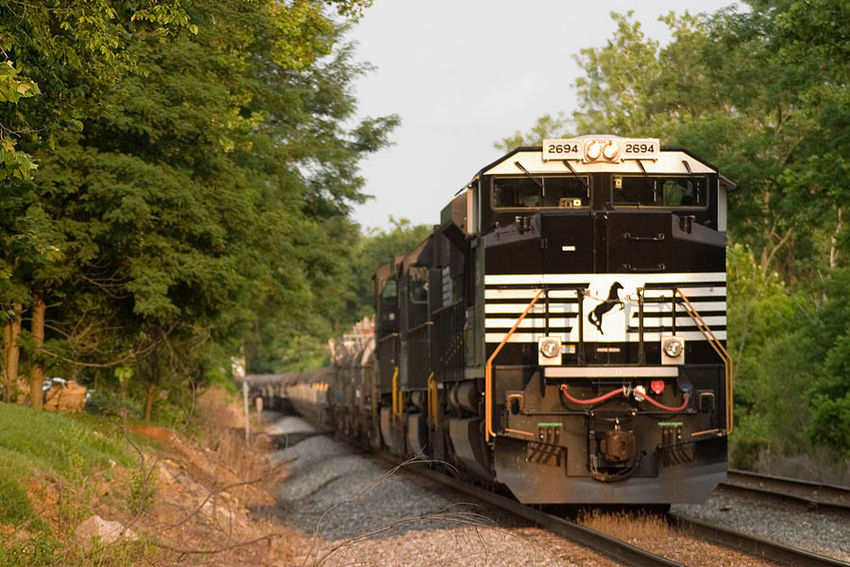Photo of NS 2694 with train 376 at Georgetown, IN.