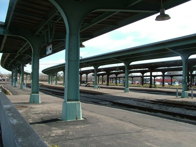 Photo of Passenger Platforms at Toledo Union Station Sit Empty