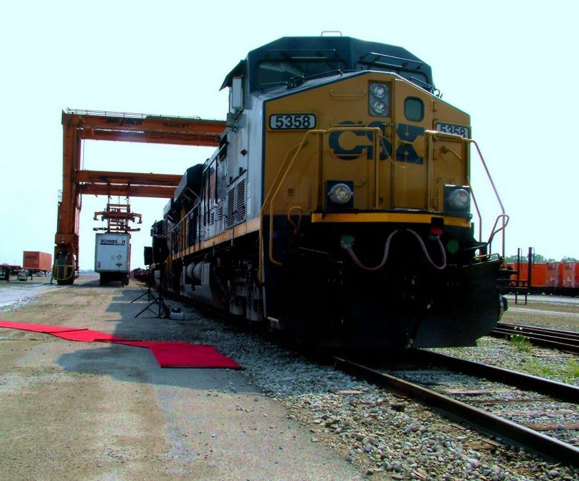 Photo of Marion OH Intermodal Yard Opening Day