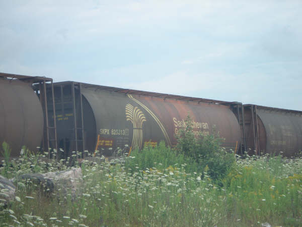 Photo of two canadian pacific fright trains meet in silver lake ontario