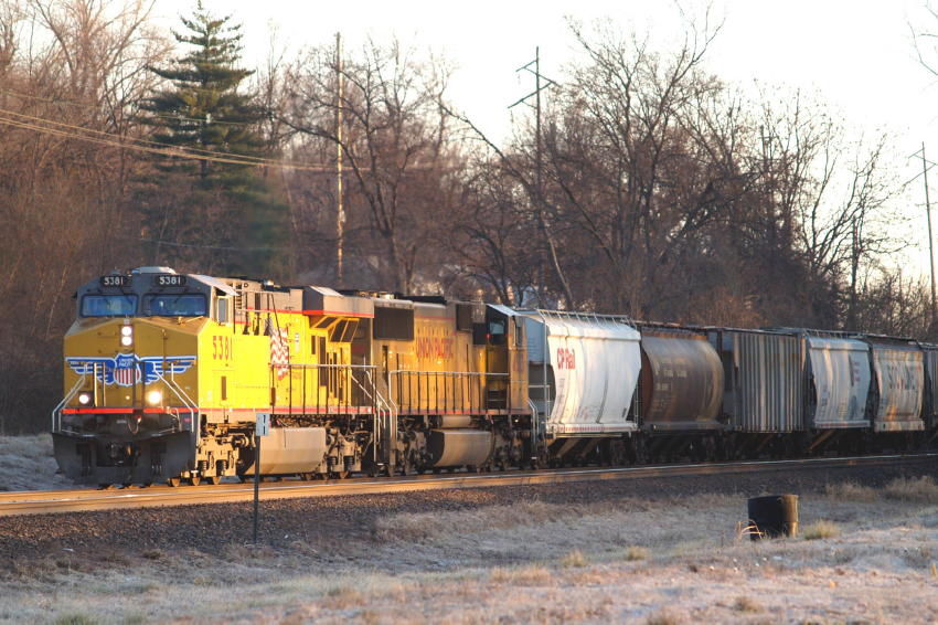 Photo of UP units #5381 & #4503 wait their turn too.