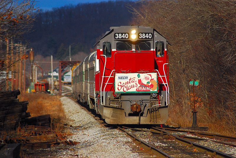 Photo of NECR Santa Train at Palmer Ma.