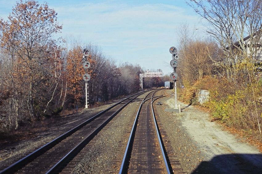 Photo of CP 23 (West Framingham MA) as viewed from E Bound MBTA Train
