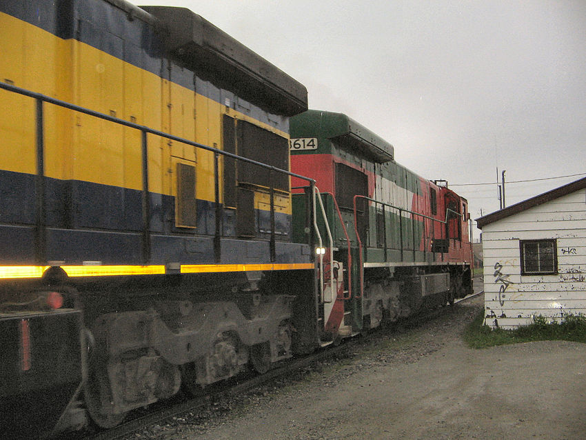 Photo of Two locomotives at Sherbrooke