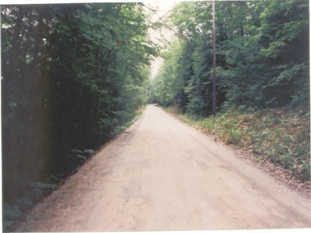 Photo of A stretch of town road built upon the old Harrison branch ROW