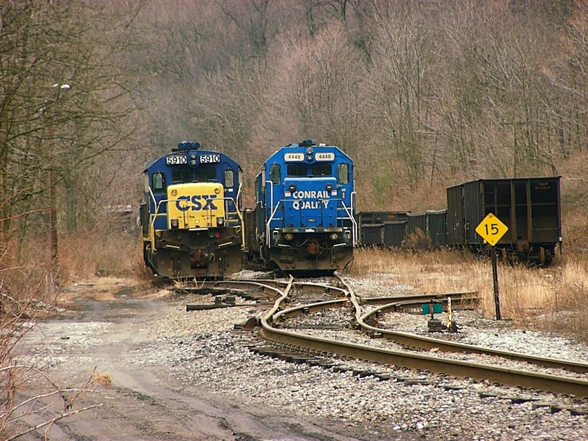 Photo of Ex-Conrail / CSX 4448 on S&C Subdivsion at Rockwood, PA