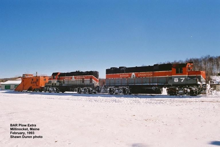 Photo of Plow train at Millinocket