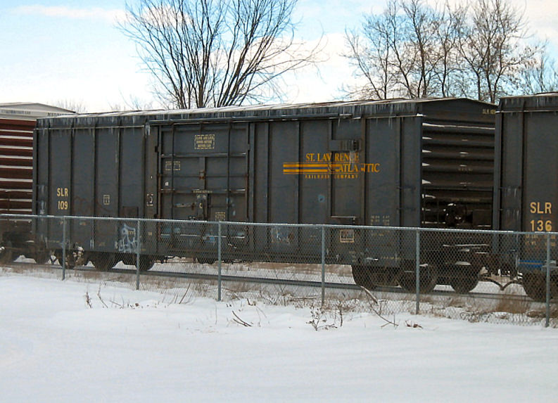 Photo of SL and A  Box Car at Brompton Que.