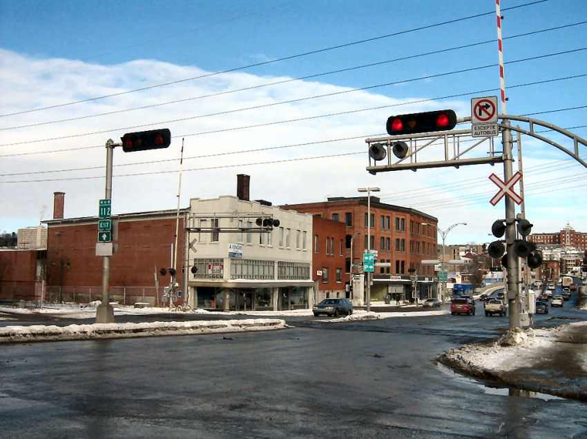 Photo of Sherbrooke King Street railroad crossing