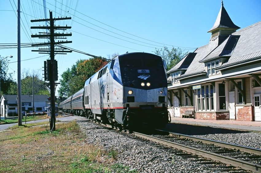 Photo of Amtrak # 69 (Adirondack) at Fort Edward NY