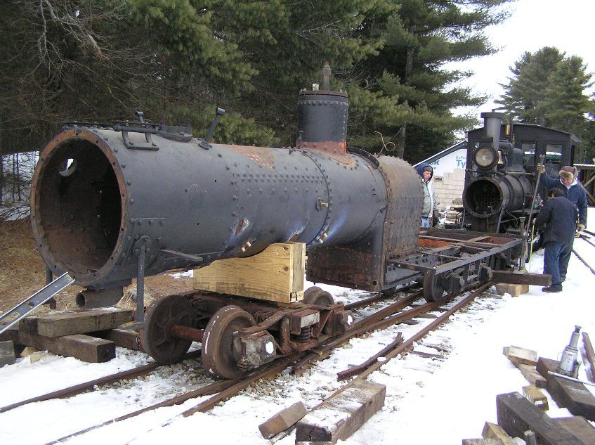 Photo of Boiler & Rear Frame from No. 9