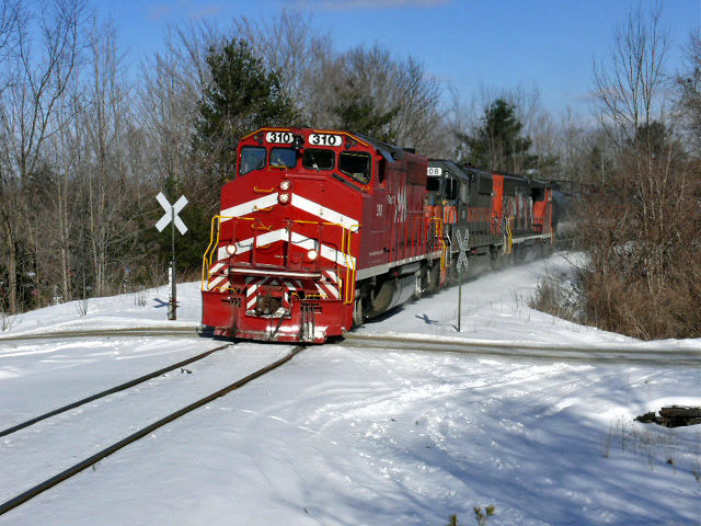 Photo of Green Mountain Railroad No. 263 in East Clarendon, VT