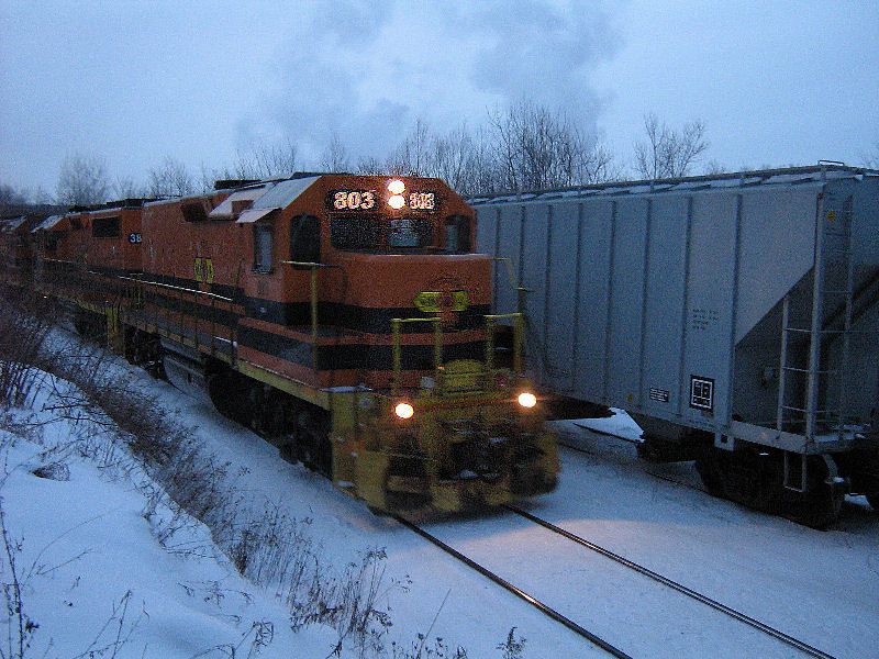 Photo of The evening freight train