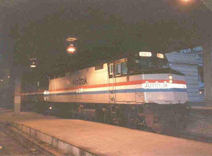 Photo of Amtrak EMD F40PH Engine #263 Somewhere Out There