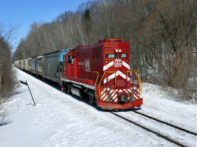Photo of Vermont Railway Rutland-Burlington Turn in Charlotte, VT