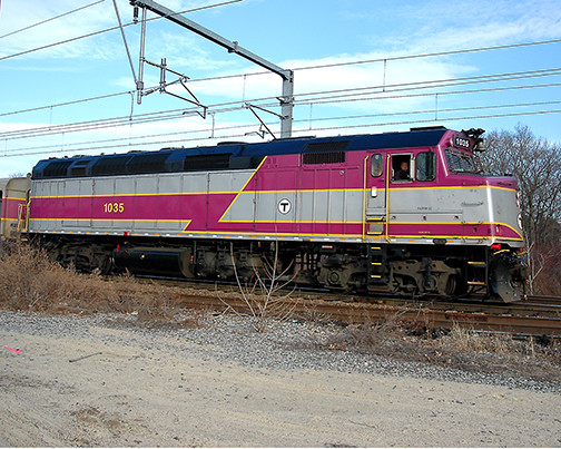 Photo of MBTA 1035