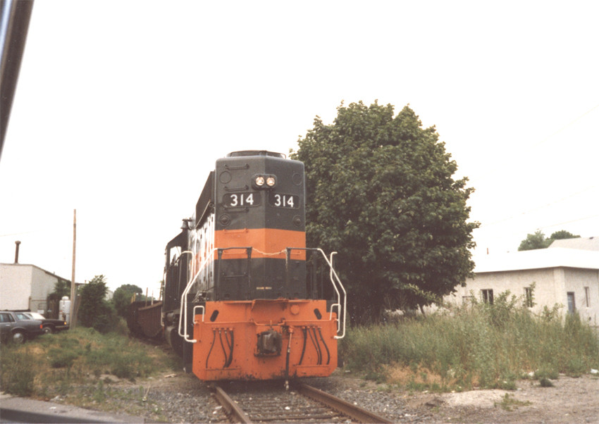 Photo of Guilford Engine #314 on the Watertown Branch