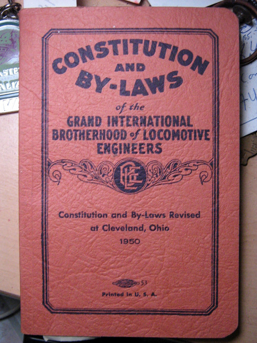 Photo of Booklet of Constitution and by law