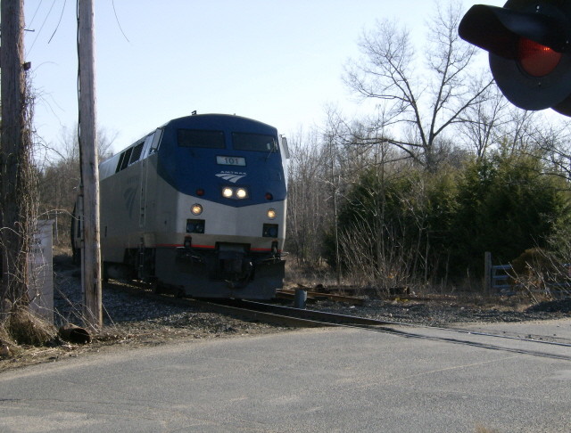 Photo of The Northbound Vermonter Train 54 at Millers Falls