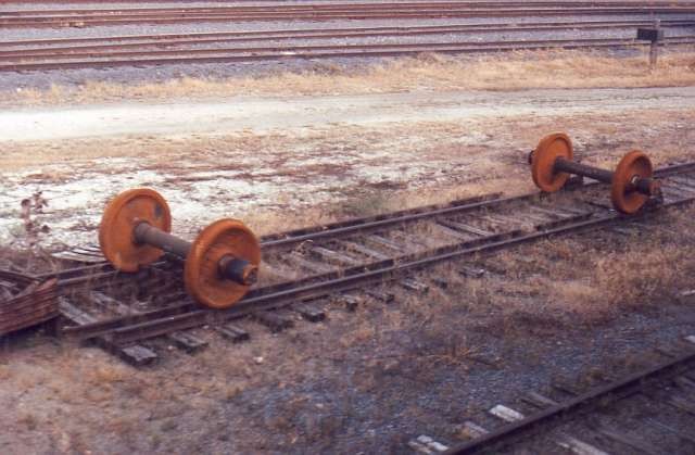 Photo of Invisible Single-Axle Freight Car
