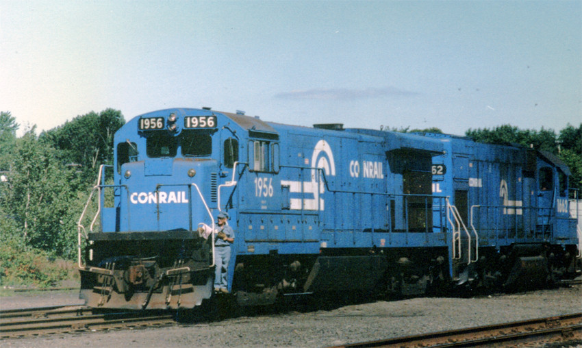 Photo of Conrail at Middleboro, MA in 1986
