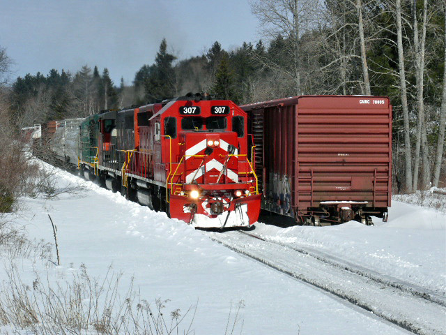 Photo of Green Mountain Railroad No. 263 in Mt. Holly, VT (2)