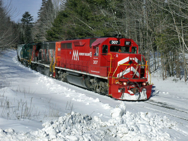 Photo of Green Mountain Railroad No. 263 in Mt. Holly, VT (3)
