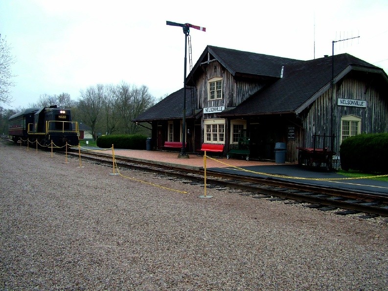 Photo of Hocking Valley Scenic Railway Depot at Nelsonville OH