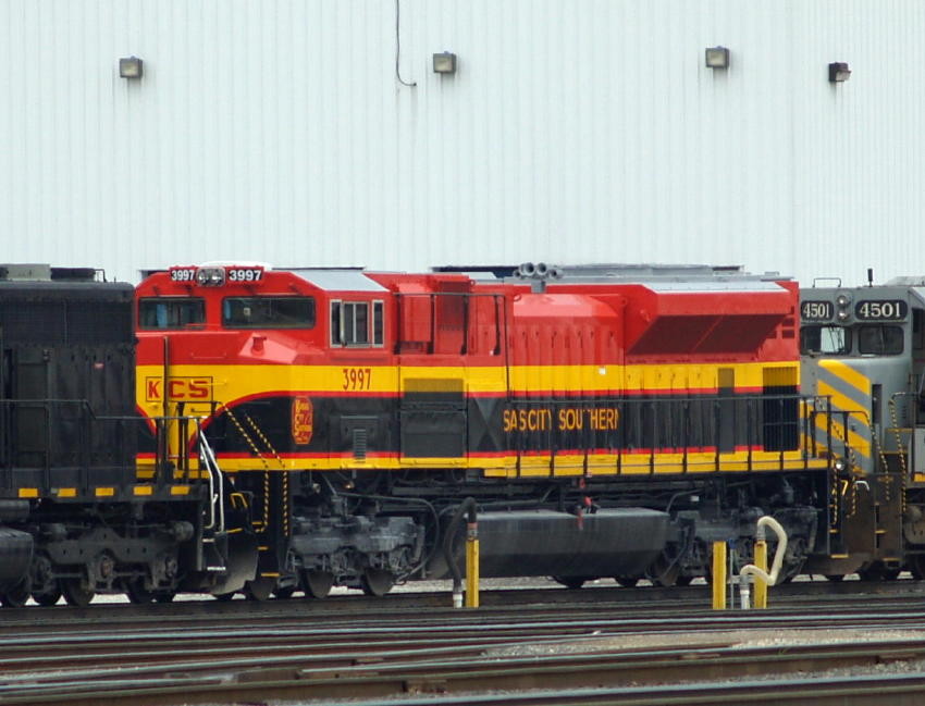 Photo of KCS's new SD 70ACe #3997 in North KC.
