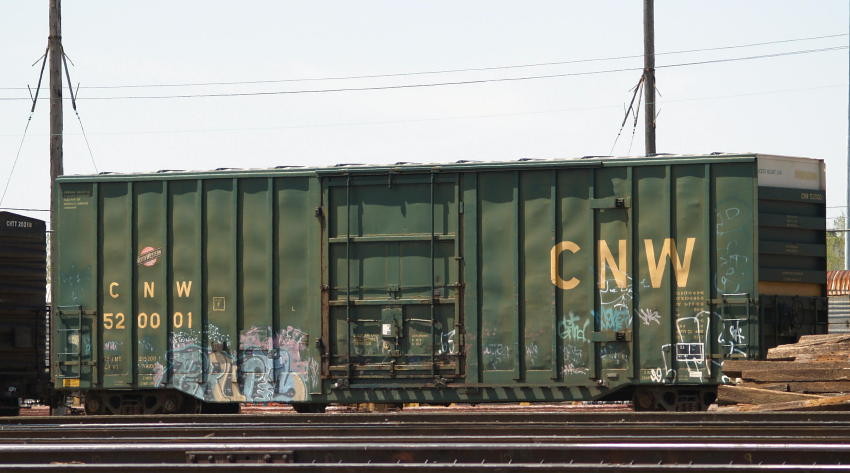 Photo of CNW boxcar #520001 in NKC