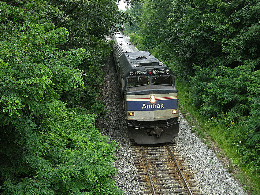 Photo of Westbound Downeaster at Exeter