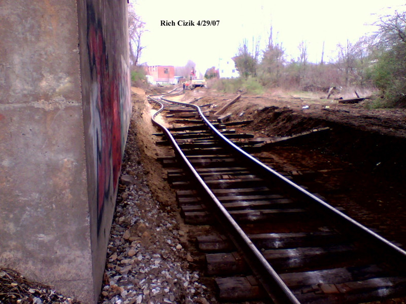 Photo of Lowering the track in WIllimantic, Spagetti anyone?