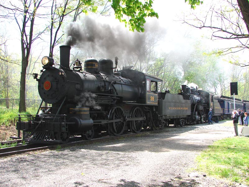 Photo of Double Headed Steam at the Wilmington & Western Railroad
