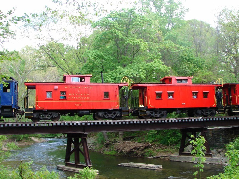 Photo of Cabooses of the Wilmington and Western Railroad