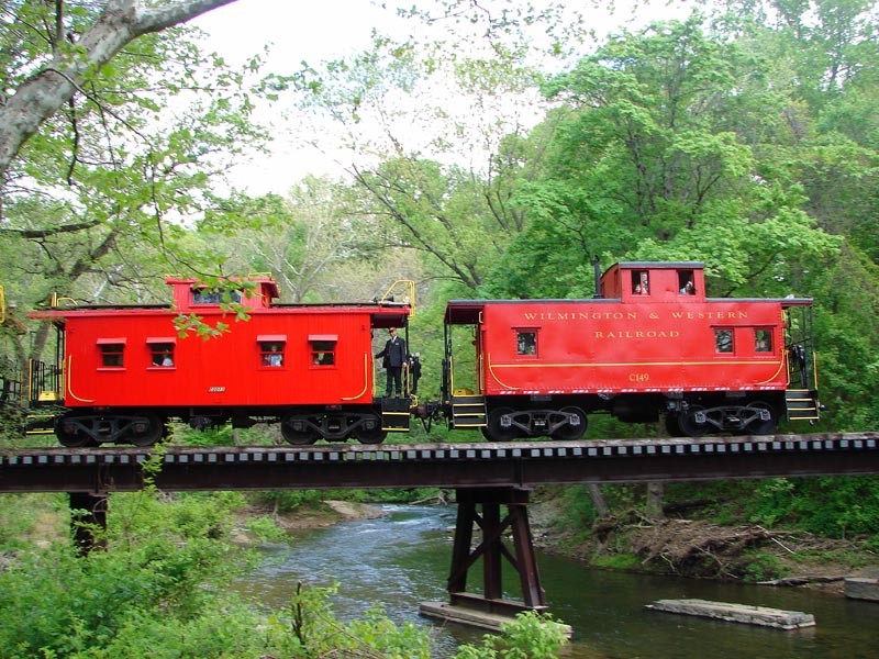 Photo of End of special consist on the Wilmington & Western Railroad