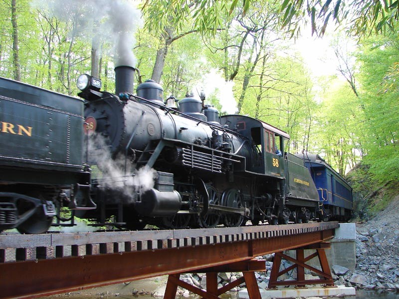 Photo of Pushing back to the Wilmington & Western RR Station