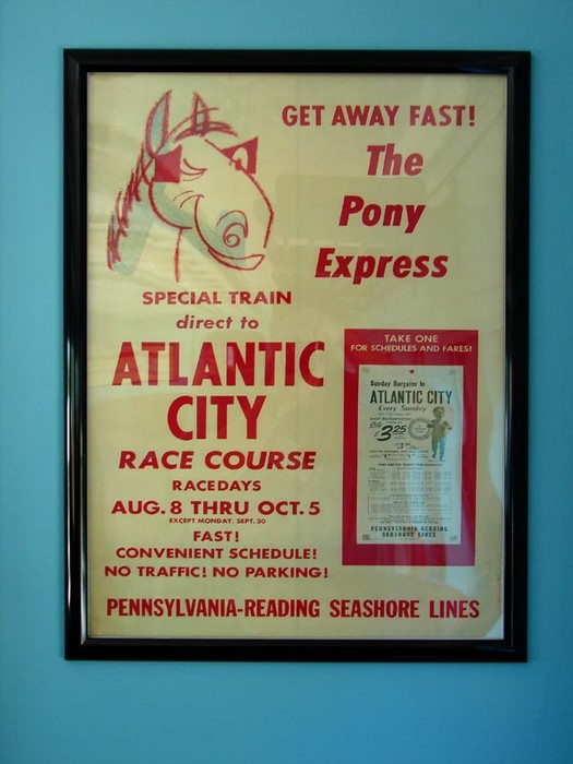 Photo of Historic Advertising from the Pennsylvania Reading Seashore LInes